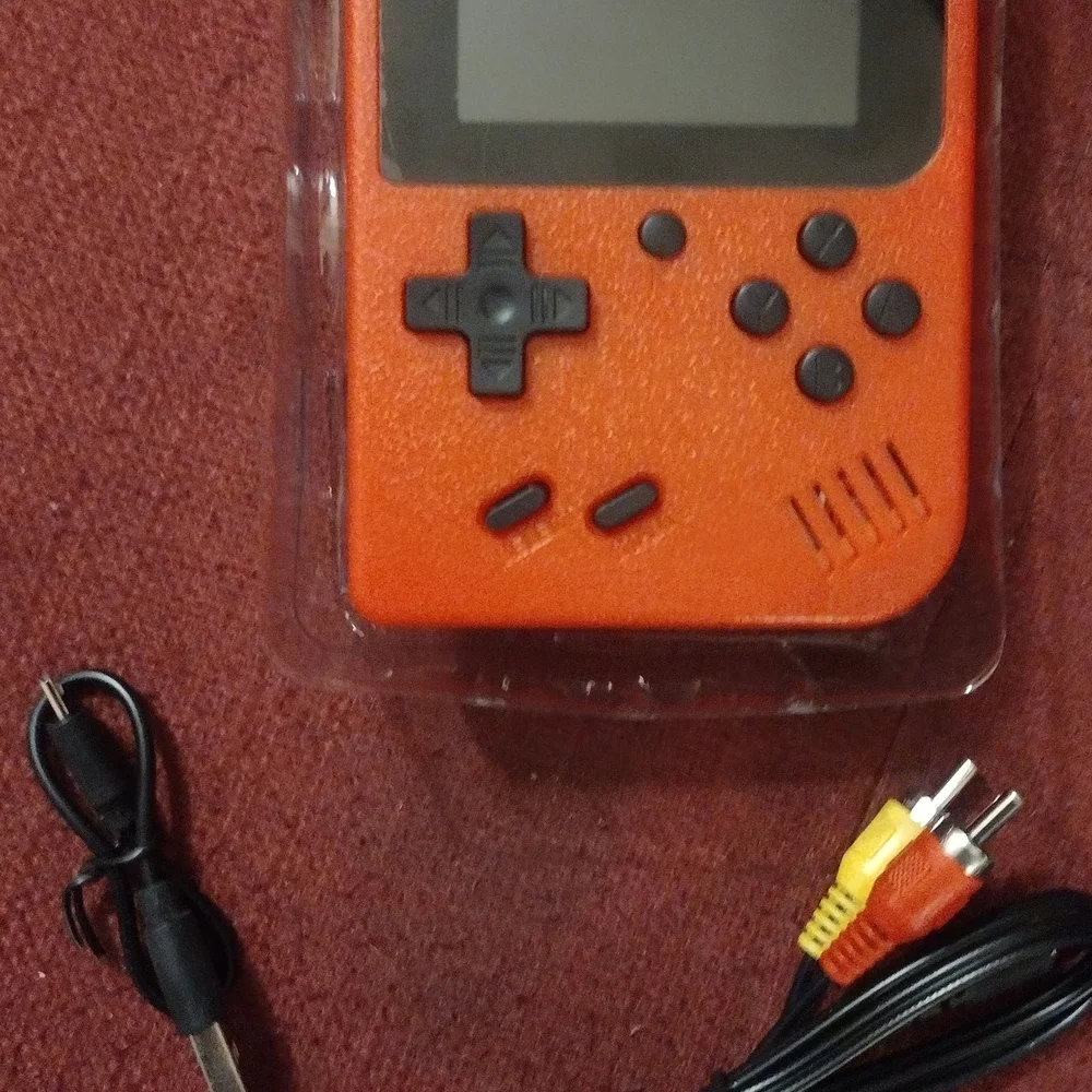 New Retro Handheld Game Console - Orange